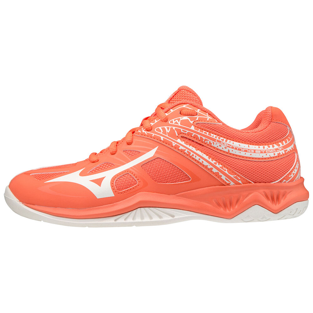 Tenis Para Voleibol Mizuno Lightning Star Z5 Para Hombre Coral/Blancos/Coral 0859142-ZW